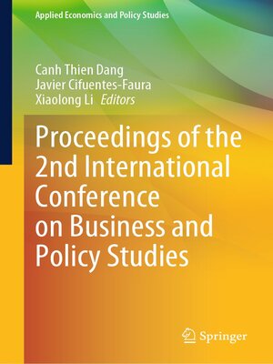 cover image of Proceedings of the 2nd International Conference on Business and Policy Studies